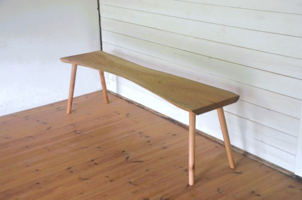 クルミ一枚板ベンチ